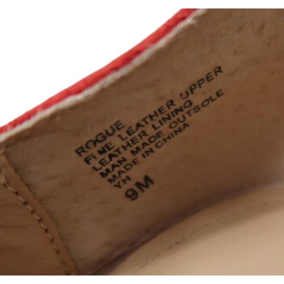 Charles David Shoes Womens 9 Pumps Ankle Strap Suede Red Pointed Toe Formal Sexy - Picture 16 of 16